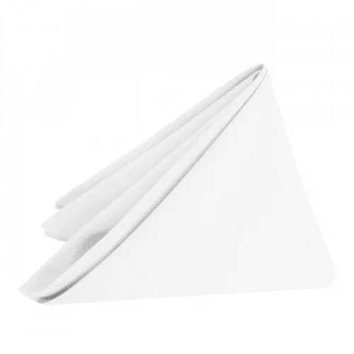 Biała serwetka bawełniana gastronomiczna 50x50 cm idealna do składania